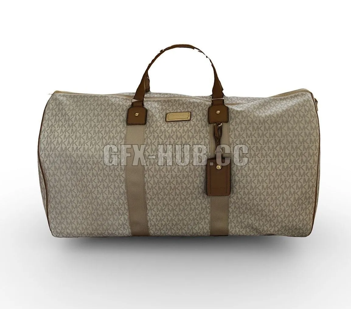 PBR Game 3D Model – Michael Kors Luggage Travel Duffle Bag