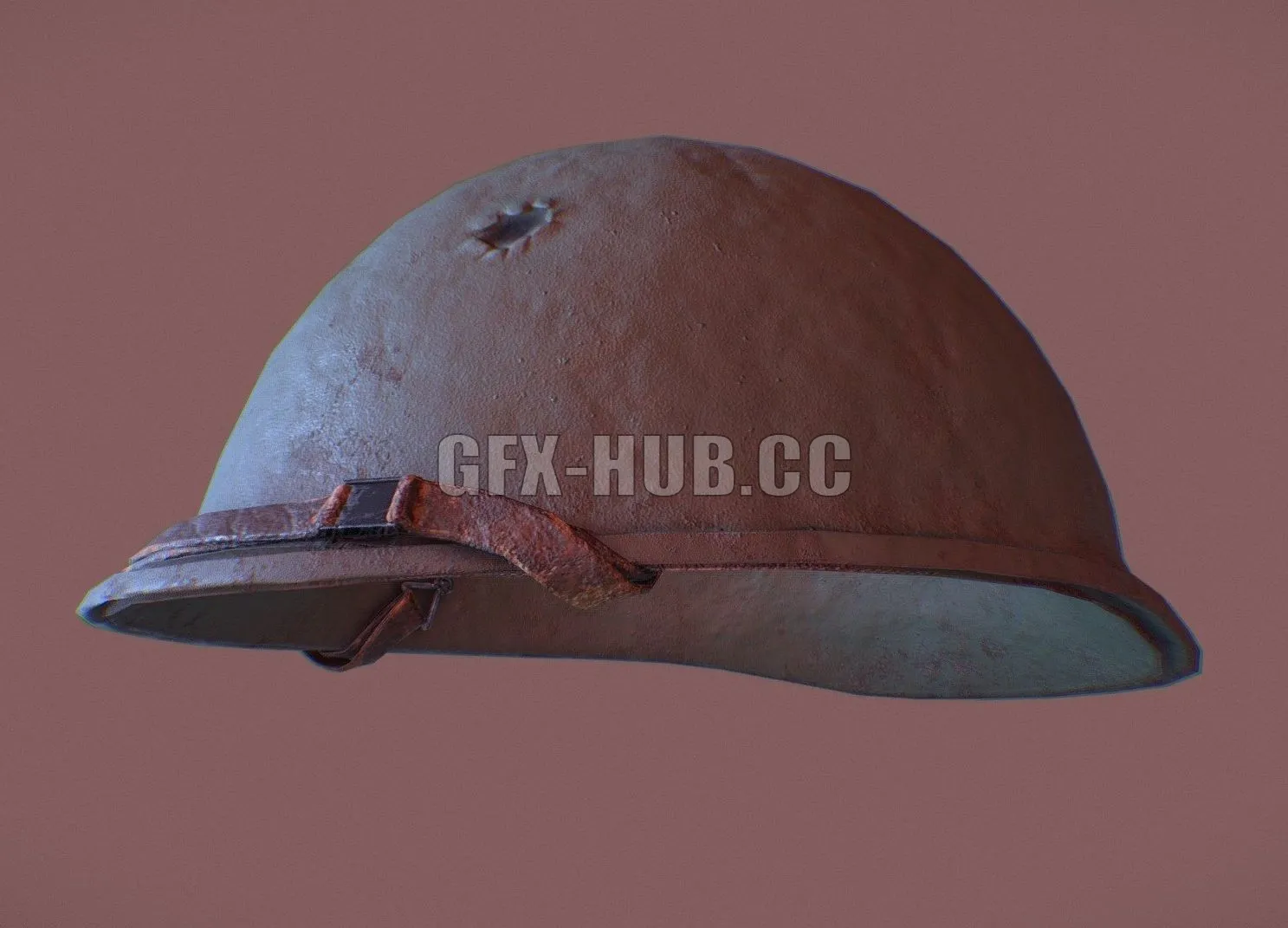 PBR Game 3D Model – Military Army Helmet