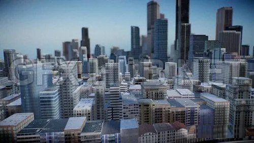 PBR Game 3D Model – Modern City