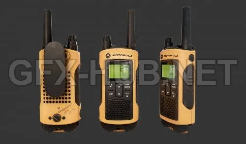 PBR Game 3D Model – Motorola TLKR T80
