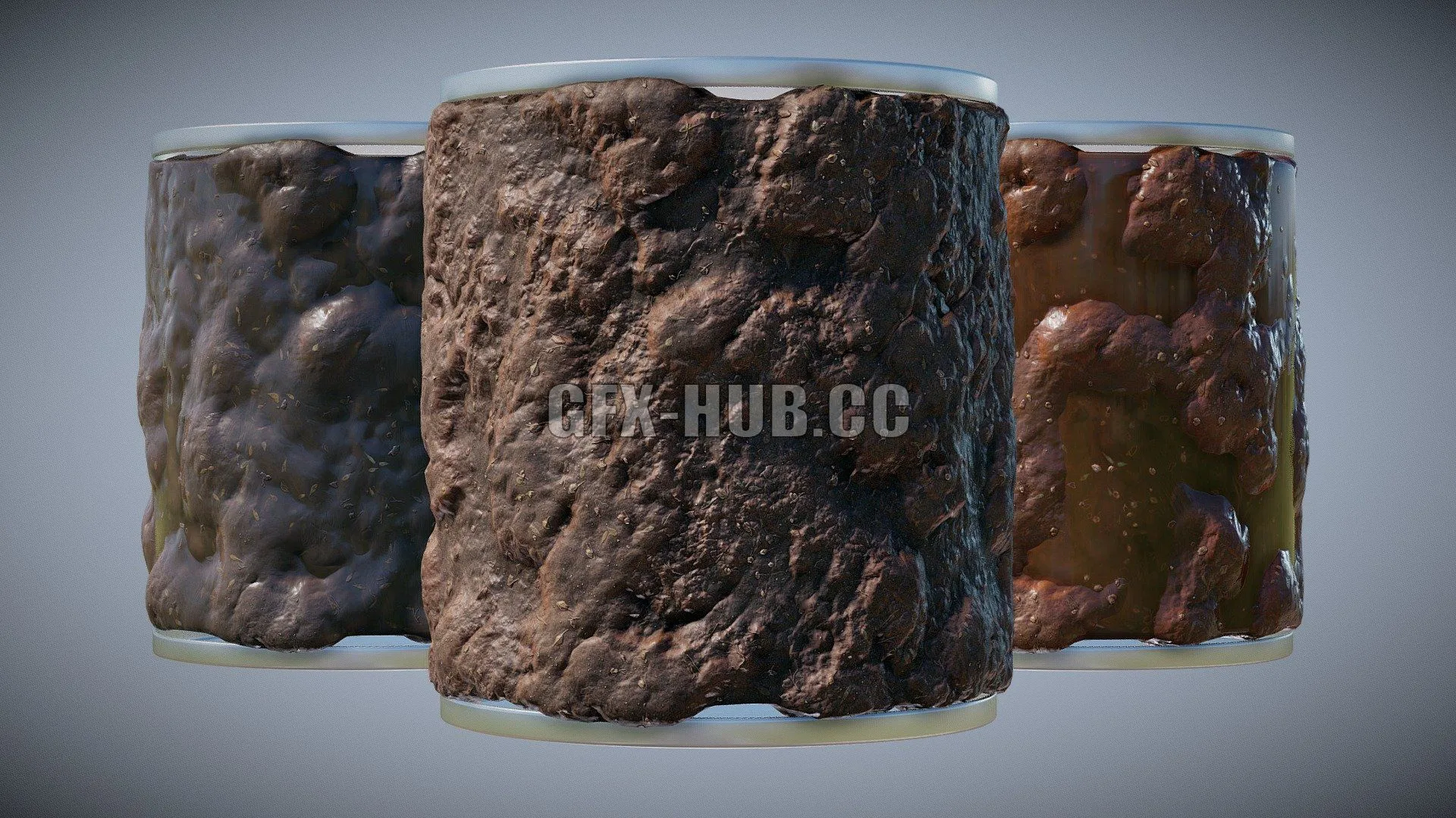 PBR Game 3D Model – Muddy Soil