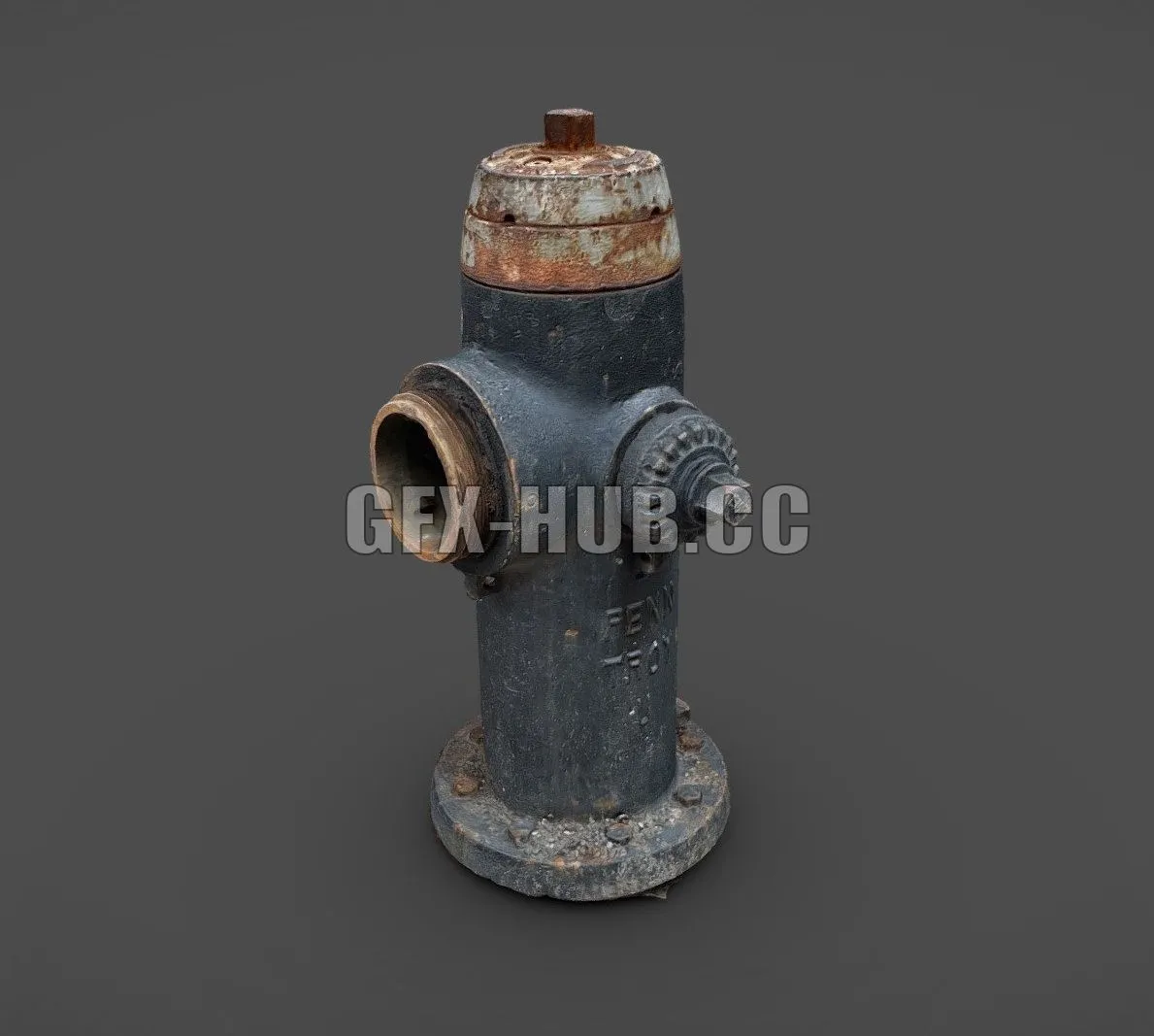 PBR Game 3D Model – New York Fire Hydrant