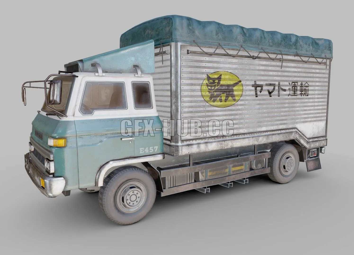 PBR Game 3D Model – Nissan Diesel