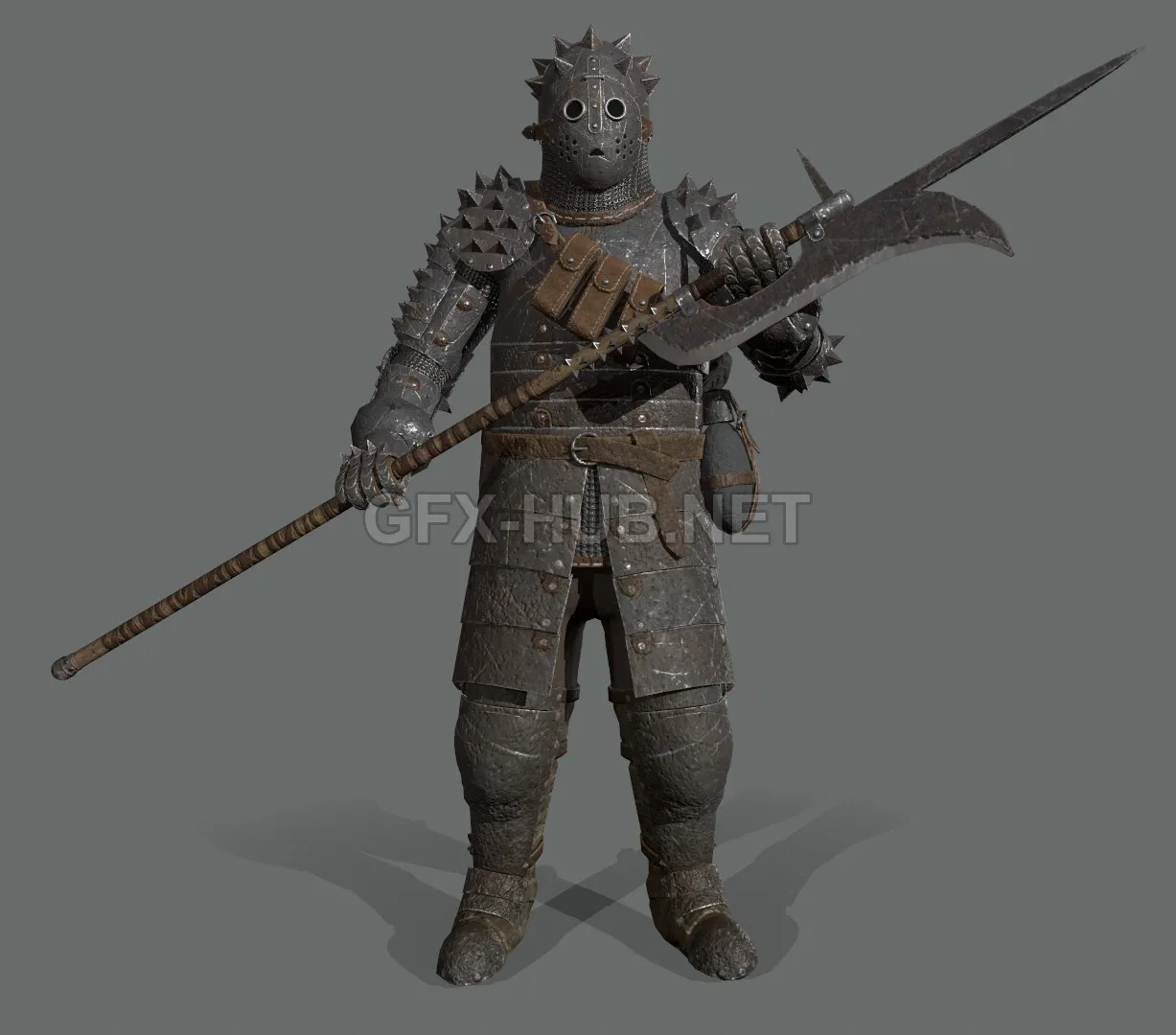 PBR Game 3D Model – Northern Heavy Armor