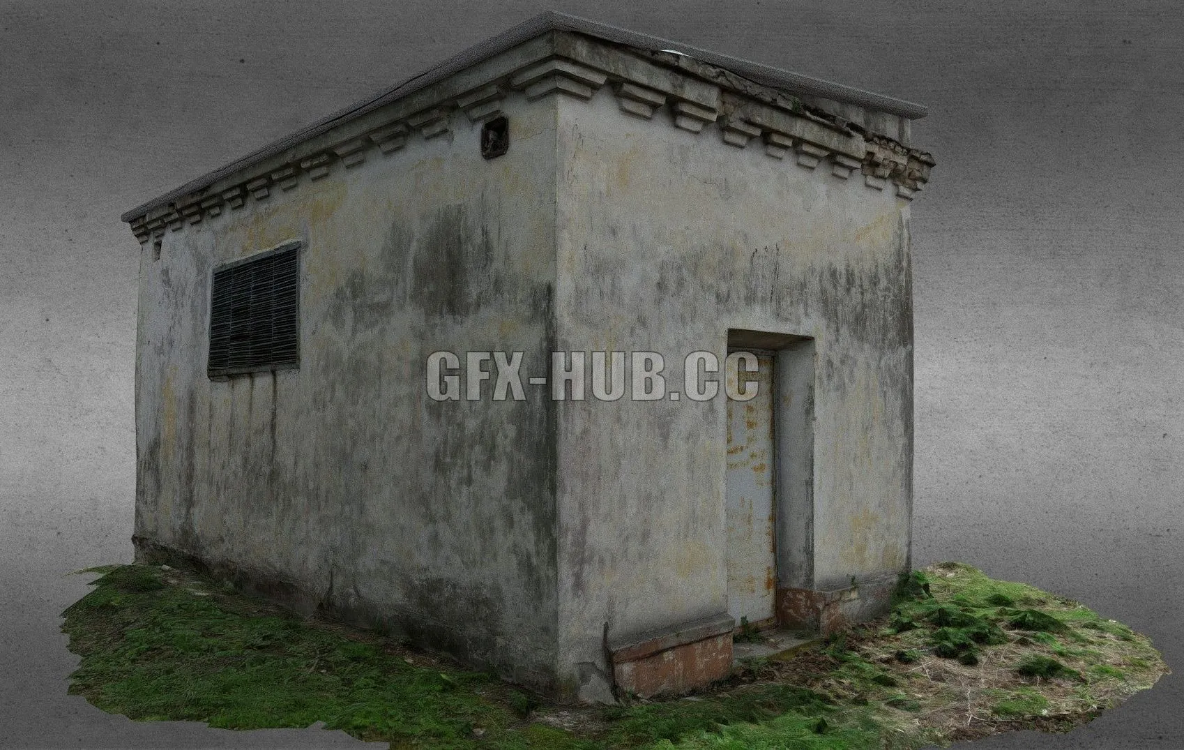 PBR Game 3D Model – Old Power House