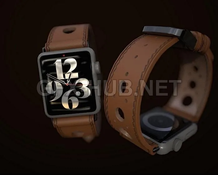 PBR Game 3D Model – Apple Watch series 3