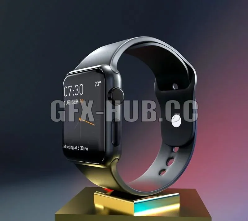 PBR Game 3D Model – Apple Watch