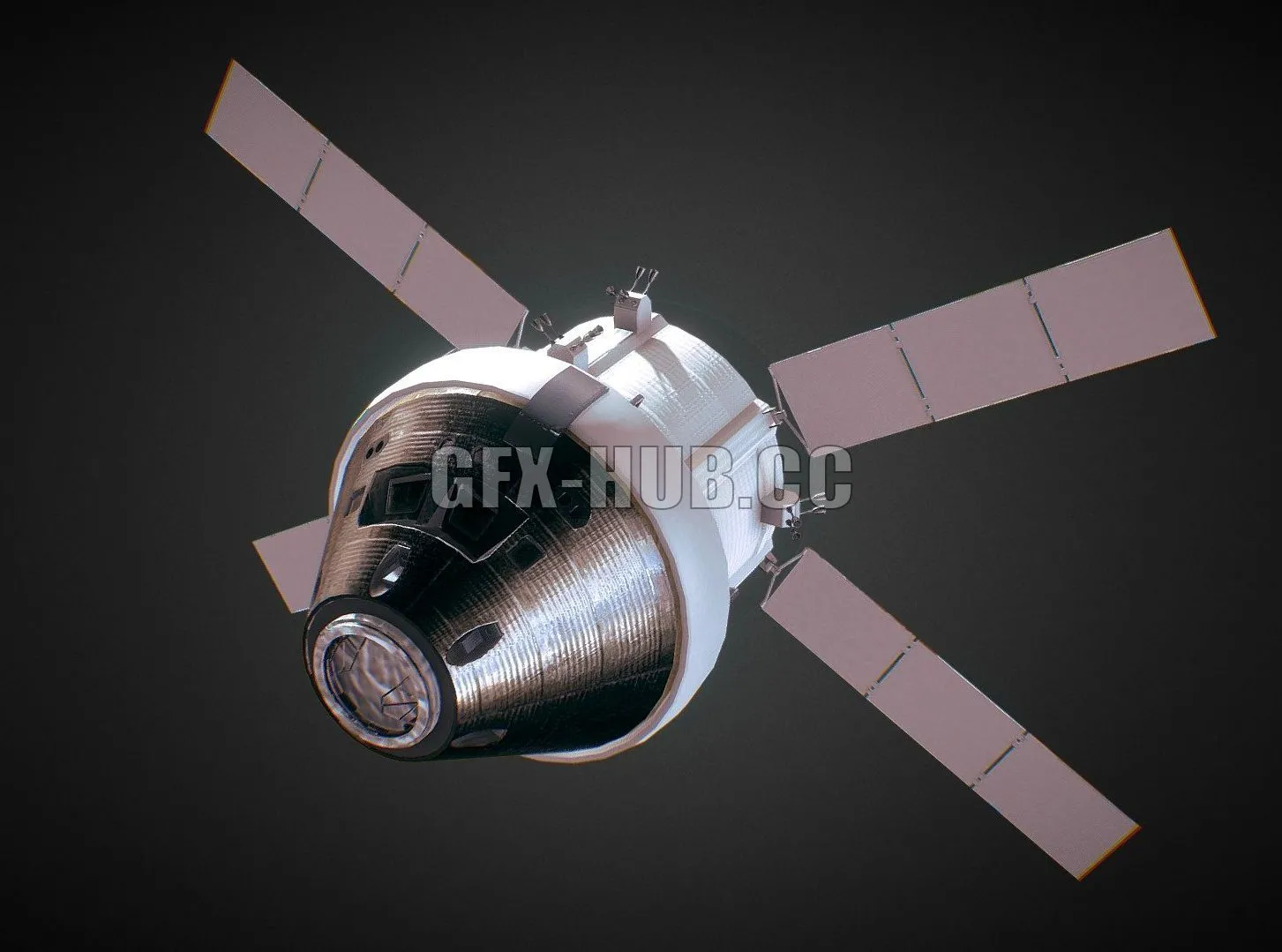 PBR Game 3D Model – Orion Spacecraft