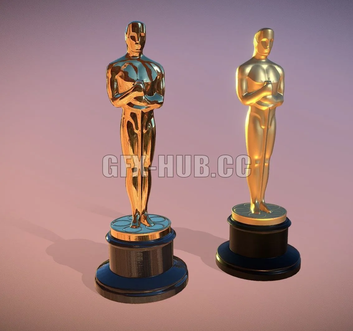 PBR Game 3D Model – Oscar Academy Award