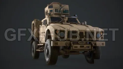 PBR Game 3D Model – Oshkosh M-ATV 2 PBR