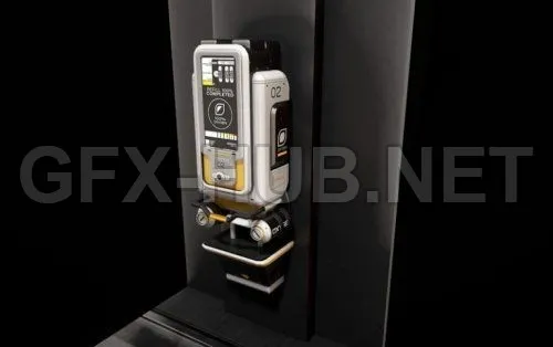 PBR Game 3D Model – Oxygen Dispenser PBR