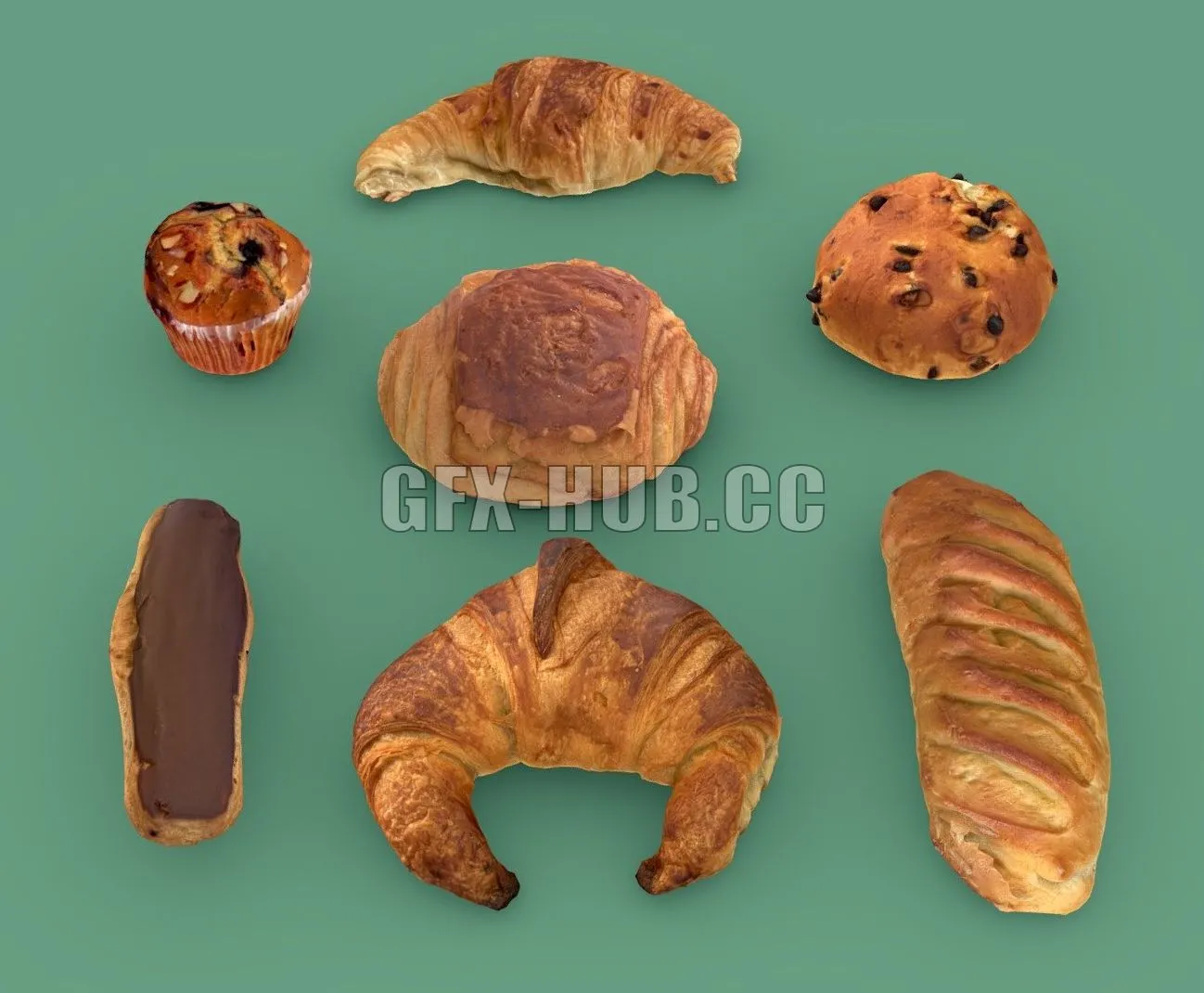 PBR Game 3D Model – PACK — FROM THE BAKERY