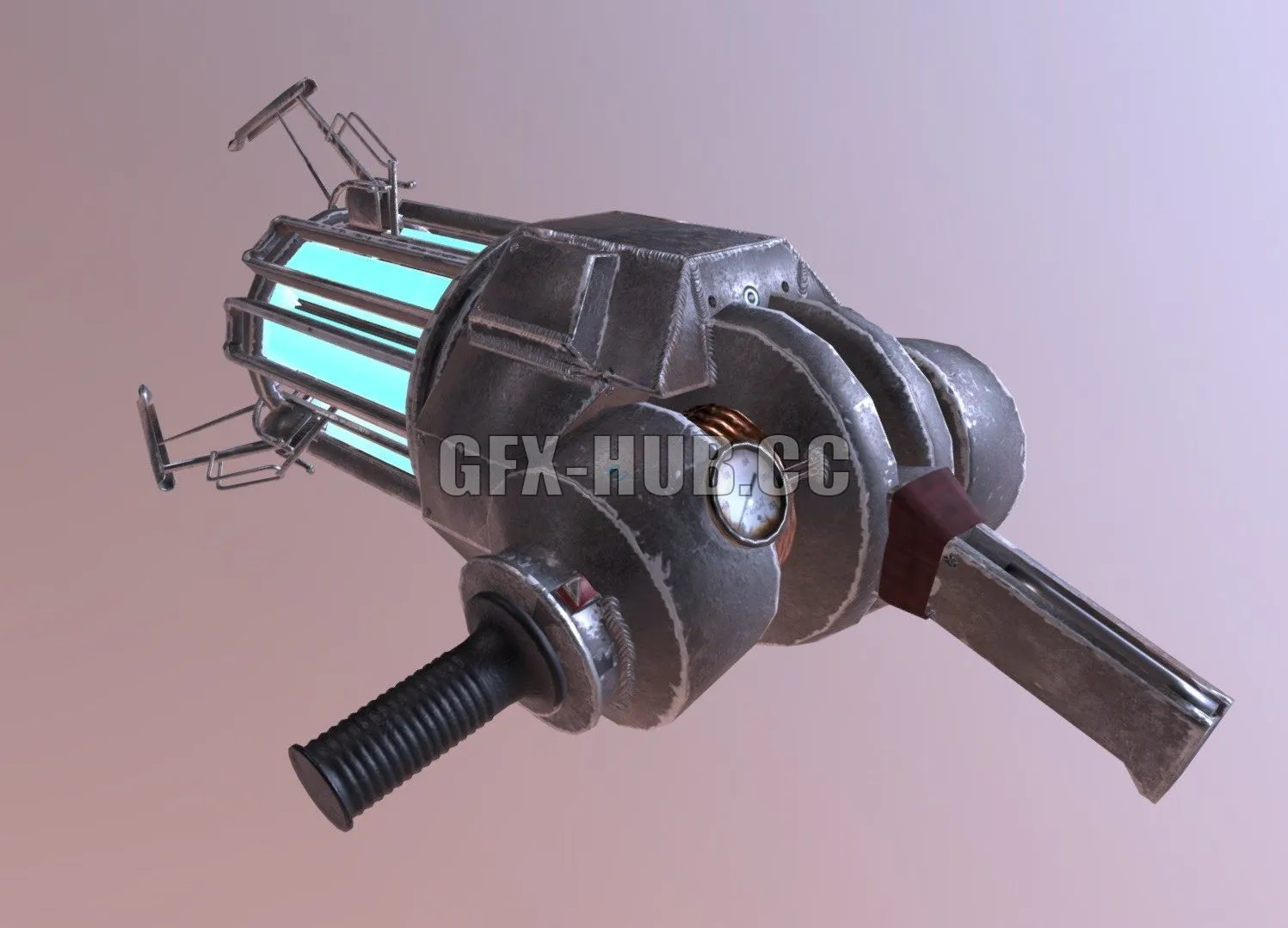 PBR Game 3D Model – Physgun ZPEFM Supercharged Gravity Gun