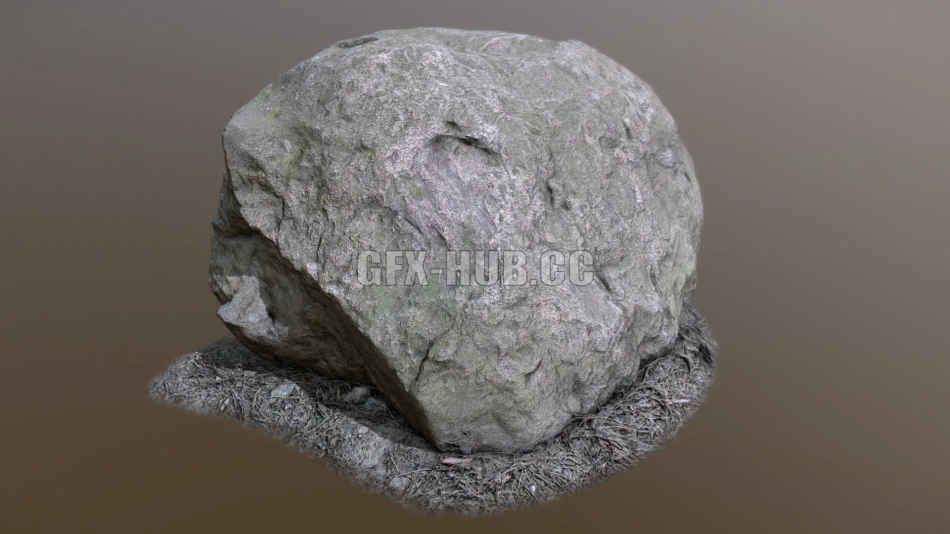 PBR Game 3D Model – Pine wood stone