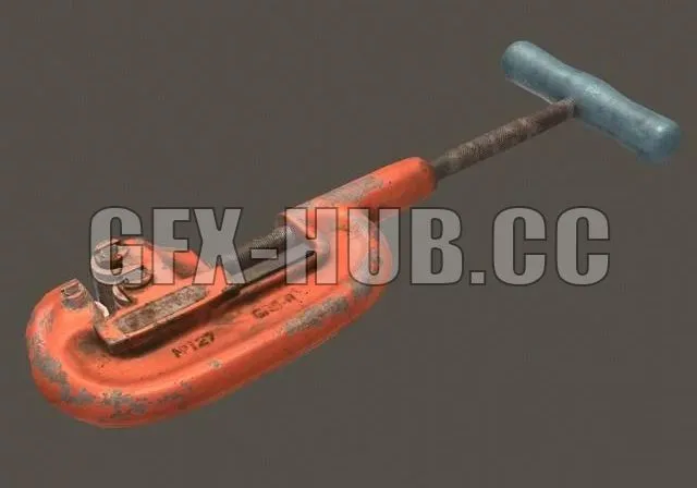 PBR Game 3D Model – Pipe cutter