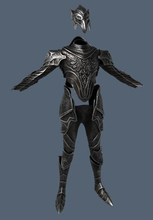 PBR Game 3D Model – Armor of Artorias