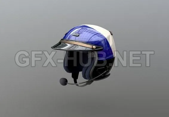 PBR Game 3D Model – Race Helmet PBR