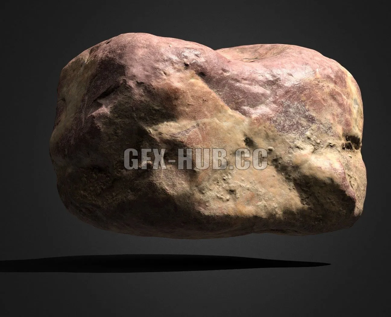 PBR Game 3D Model – Rock Stone 13