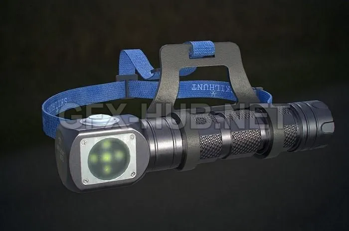 PBR Game 3D Model – Skilhunt H03 SE LED Headlamp