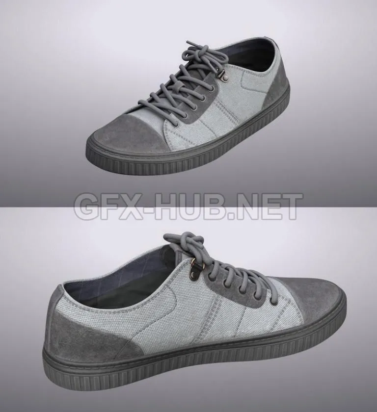 PBR Game 3D Model – Sneakers 2 PBR