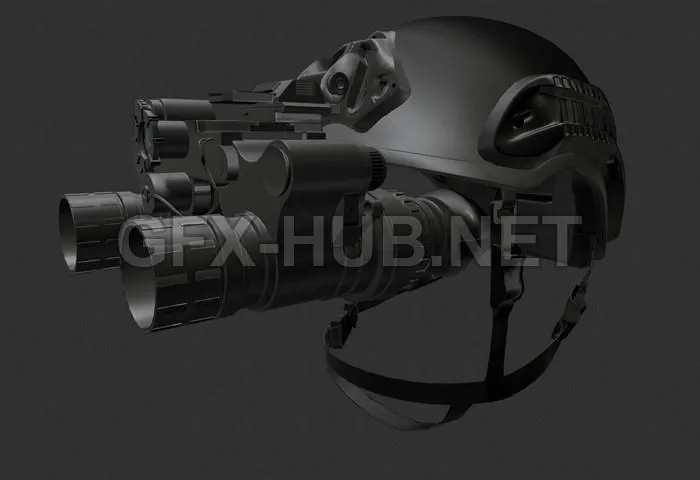 PBR Game 3D Model – Tactical Helmet