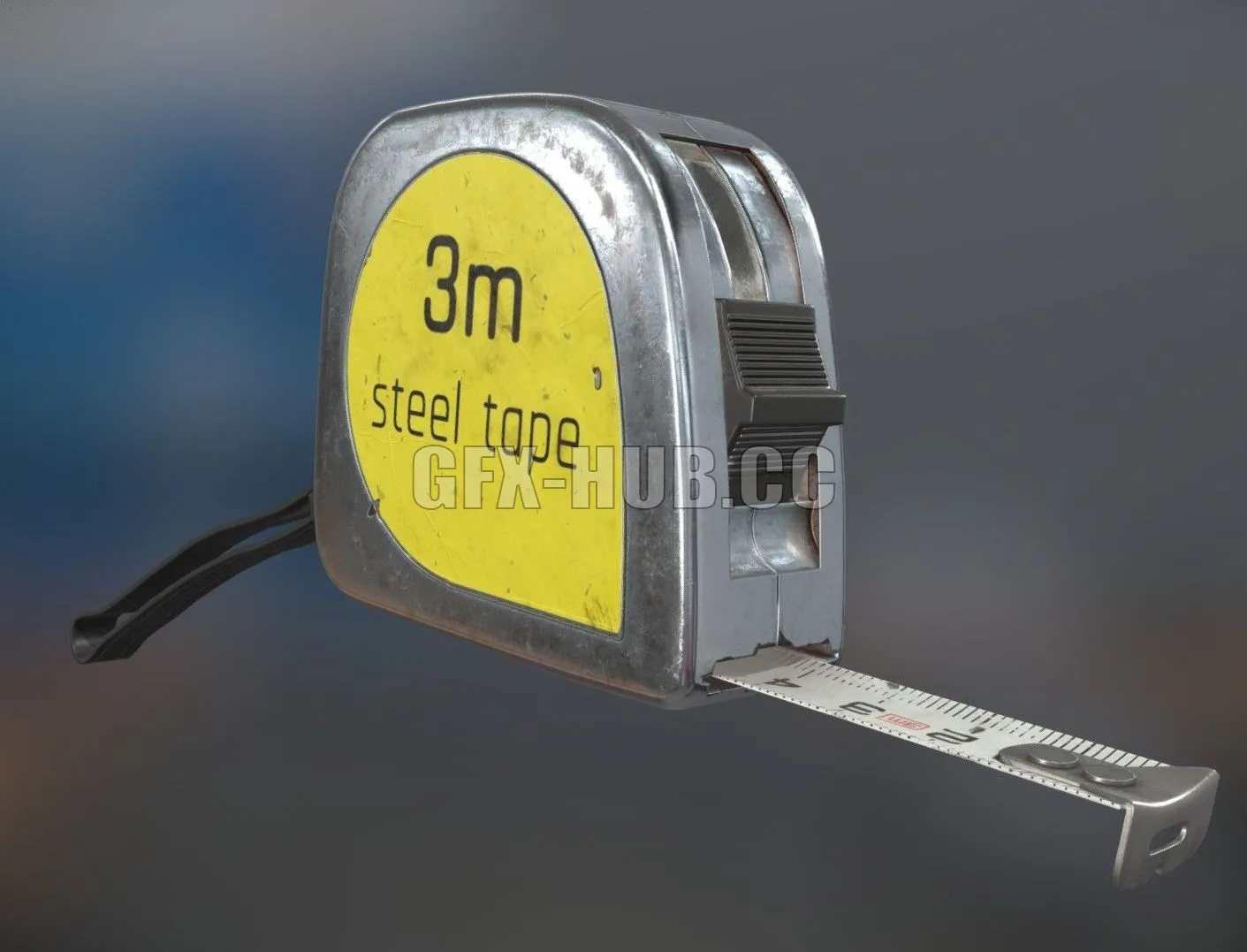 PBR Game 3D Model – Tape measure