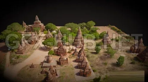 PBR Game 3D Model – Temple 02 (obj tex)