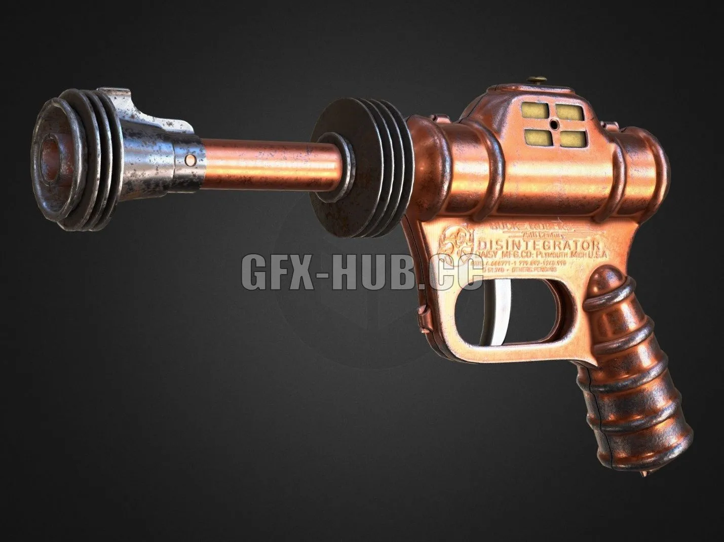 PBR Game 3D Model – Toy gun
