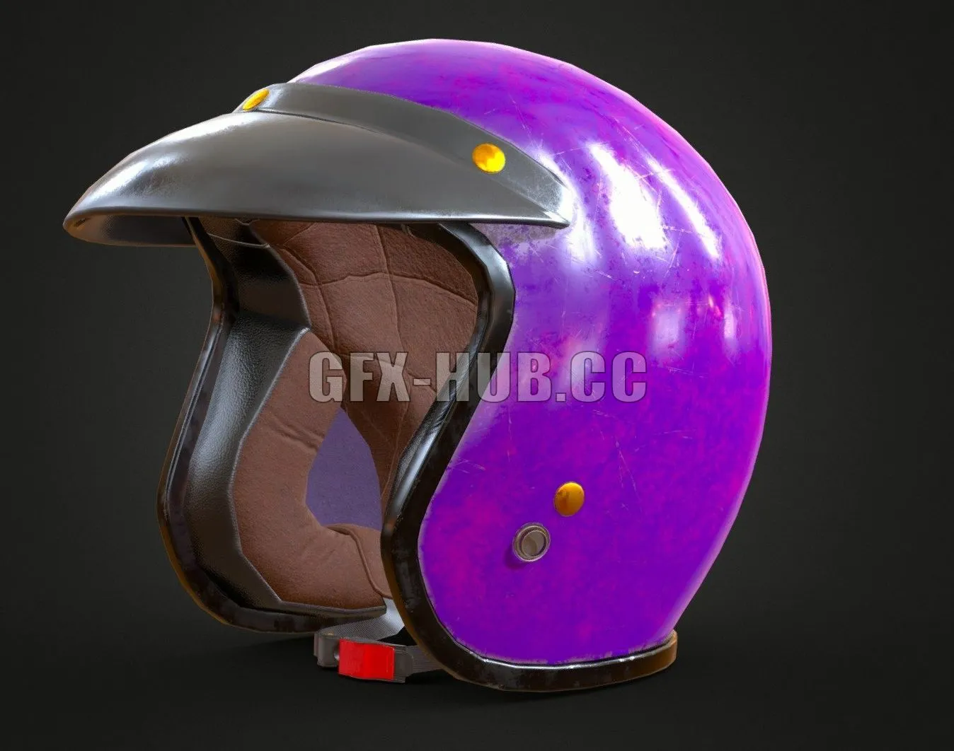 PBR Game 3D Model – Vintage Helmet
