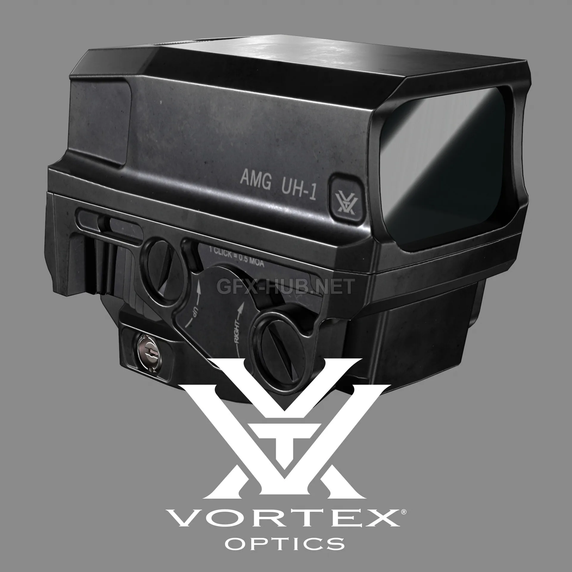 PBR Game 3D Model – Vortex Optics AMG UH-1 GEN II