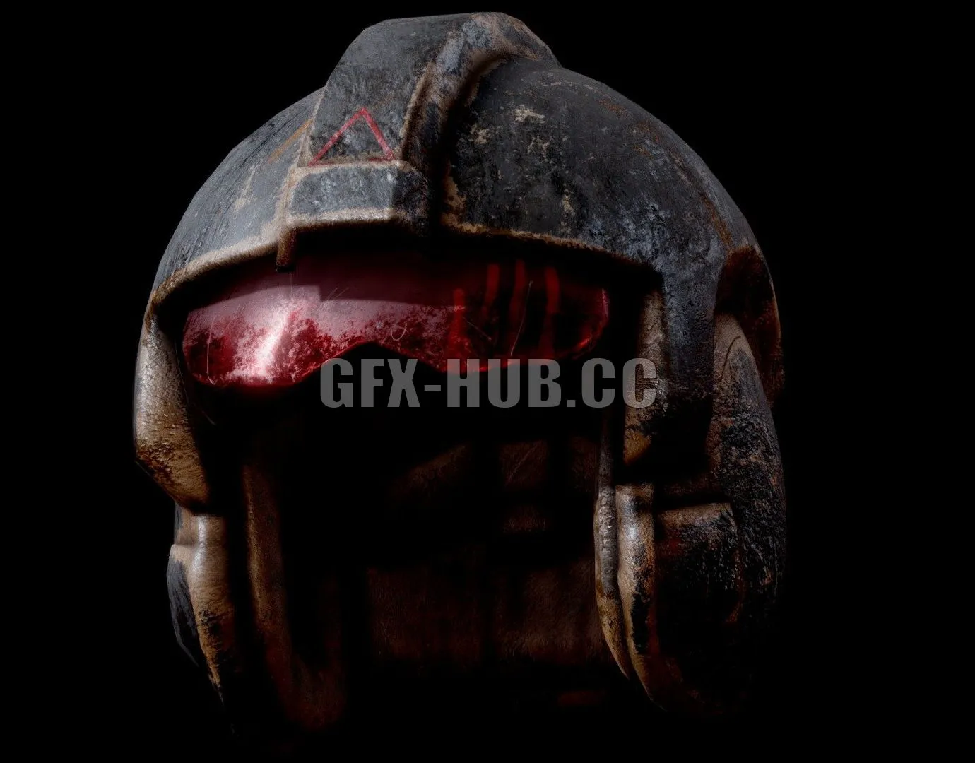 PBR Game 3D Model – Wasteland Helmet