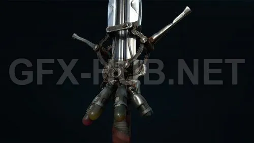 PBR Game 3D Model – Witcher sword