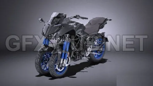 PBR Game 3D Model – Yamaha Niken 2019