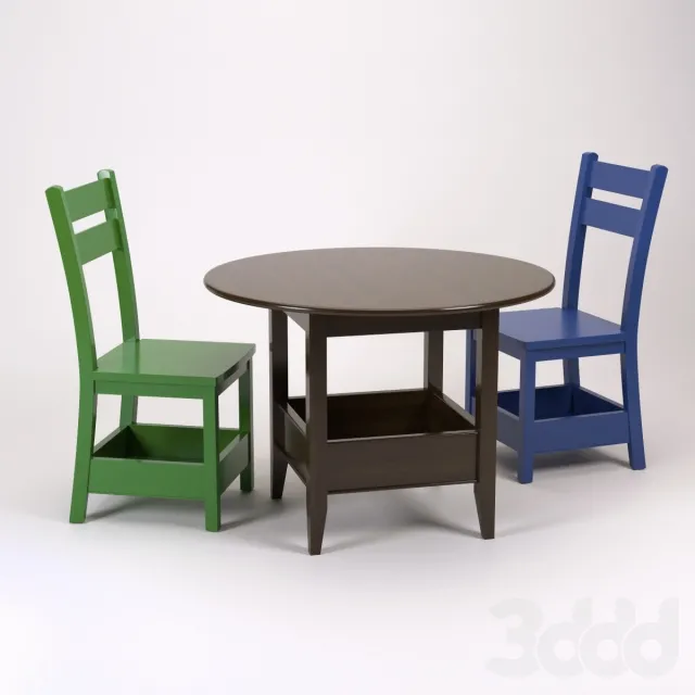 CHILDRENS ROOM DECOR – Bin Play Table & Porter Chair
