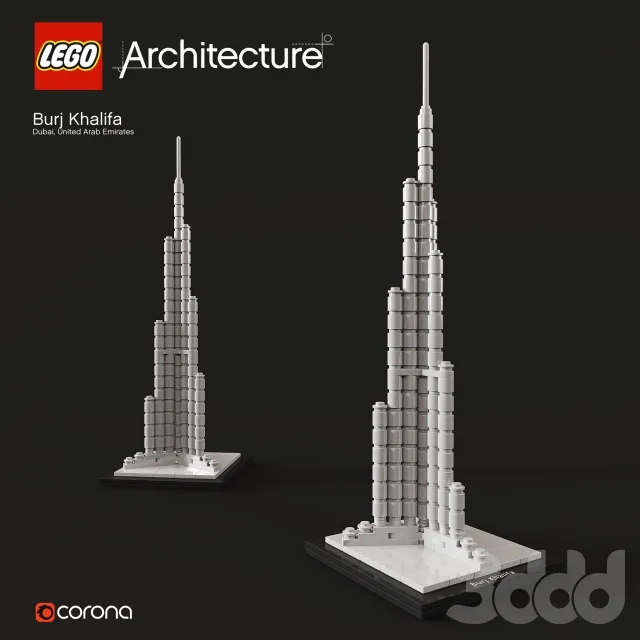 CHILDRENS ROOM DECOR – LEGO Architecture Burj Khalifa