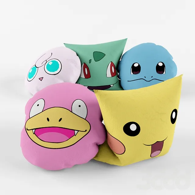 CHILDRENS ROOM DECOR – Pillows Pokemons