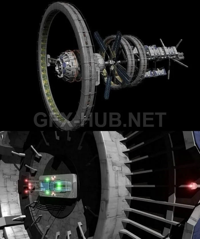 PBR Game 3D Model – Babbage Station