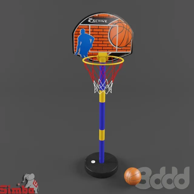 CHILDRENS ROOM DECOR – Simba Sports and Action-Basketball Play Set