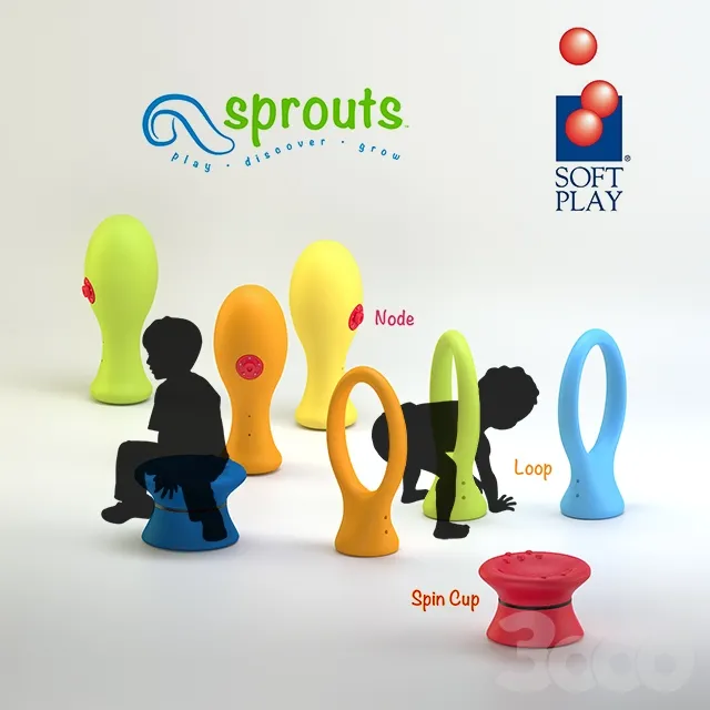 CHILDRENS ROOM DECOR – SPROUTS Series for Soft Play
