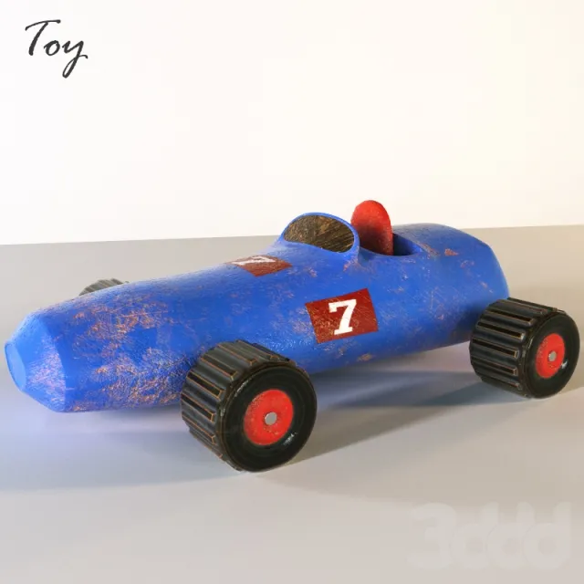 CHILDRENS ROOM DECOR – Toy auto