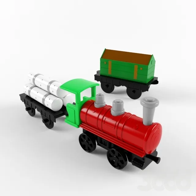 CHILDRENS ROOM DECOR – Toy train