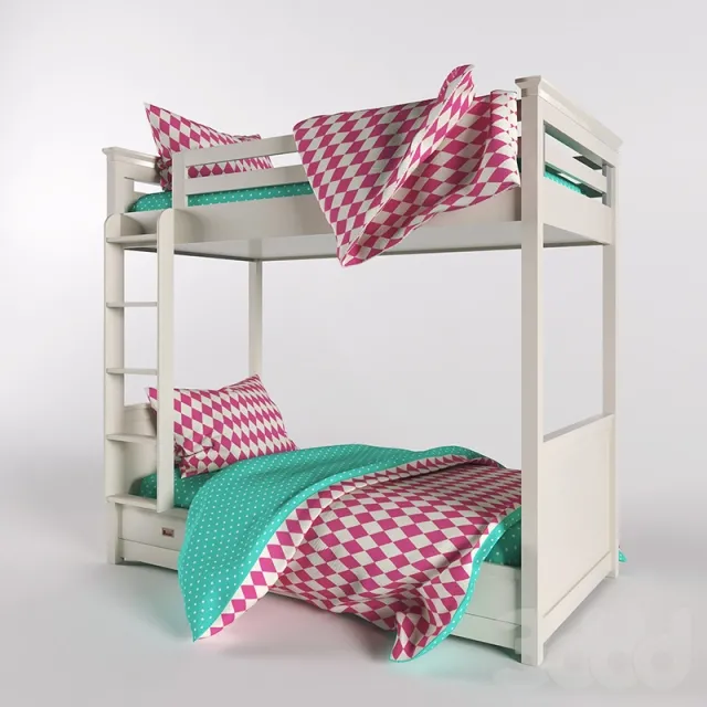 CHILDRENS ROOM DECOR – Детская двухъярусная кровать Oxford Bunkbed