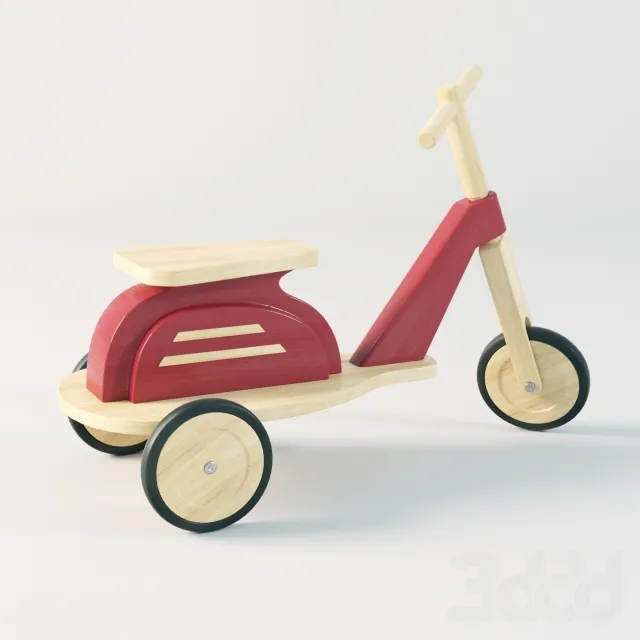 CHILDRENS ROOM DECOR – Детский деревянный скутор