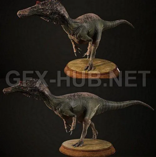 PBR Game 3D Model – Baryonyx Walkeri Dinosaur