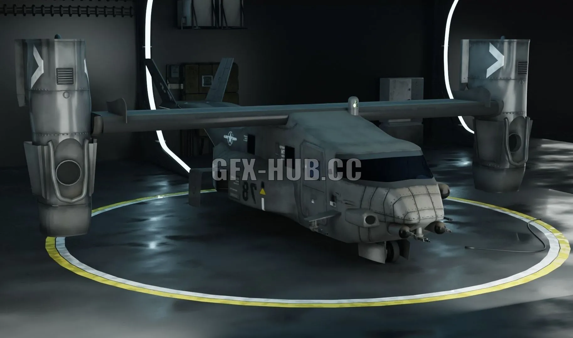 PBR Game 3D Model – Battlefield 2042 CONDOR FLIGHT