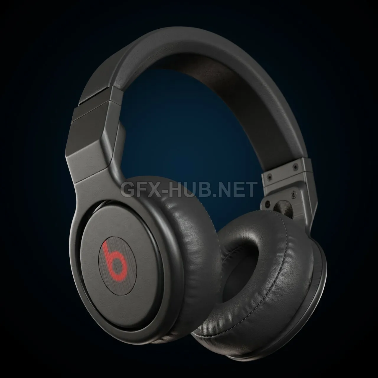 PBR Game 3D Model – Beats Headphones