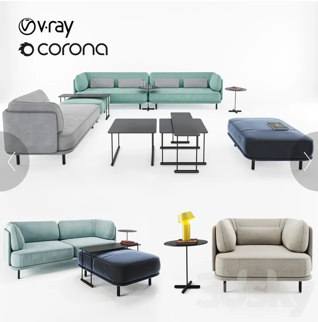 SOFA – 3D MODELS – 3dsmax – DOWNLOAD – 232