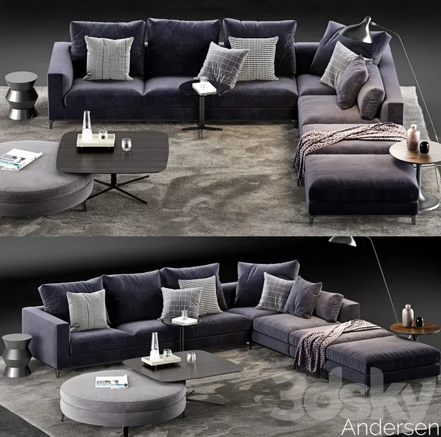SOFA – 3D MODELS – 3dsmax – DOWNLOAD – 257