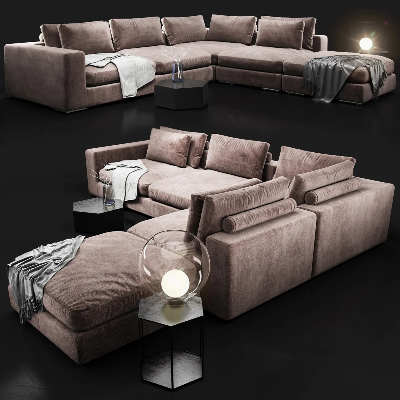 SOFA – Baxter sofa set 010