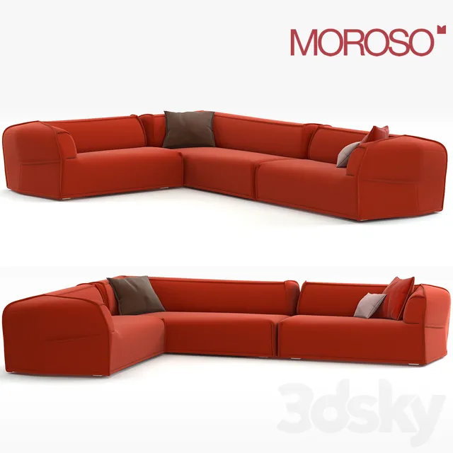 SOFA – Corner sofa Moroso Massas